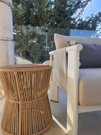 Mustard Double-Sided Stool