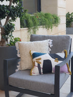Abstract-Patterned Cushion