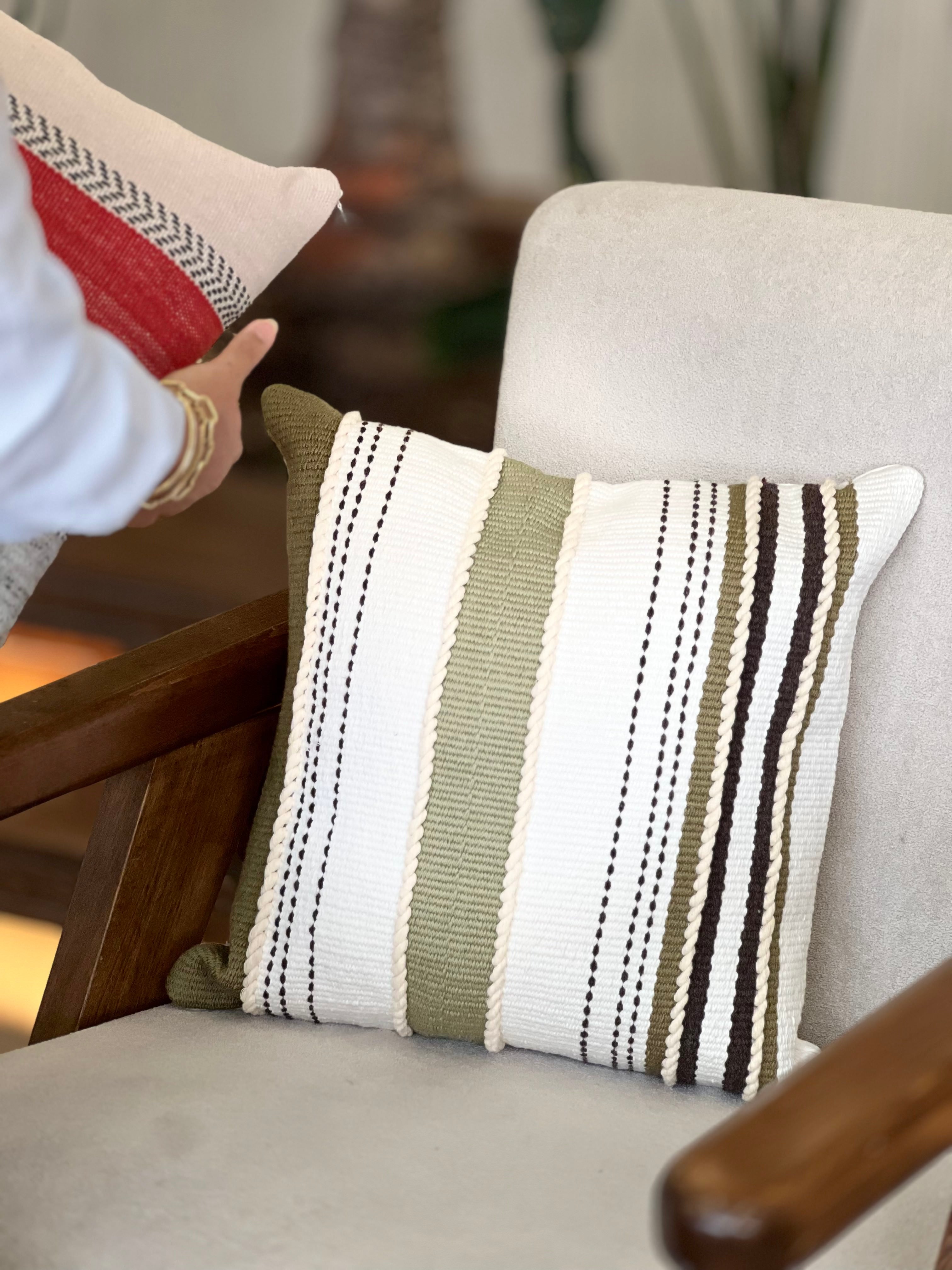 Shades of Green Cushion