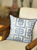 Royal blue cushion