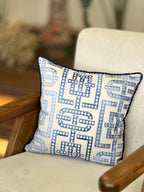 Royal blue cushion