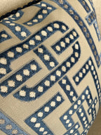 Royal blue cushion