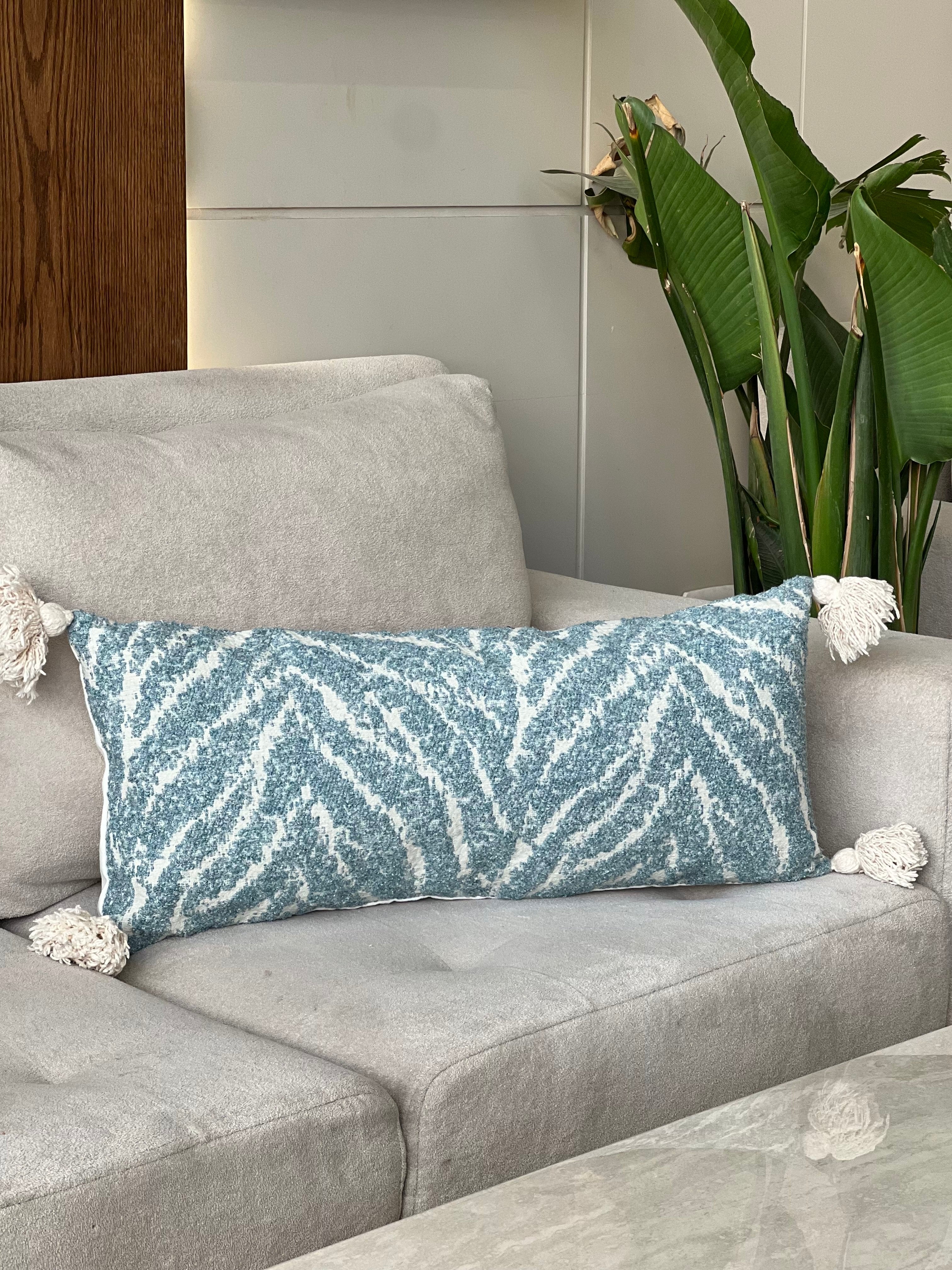 Botanical stripes cushions